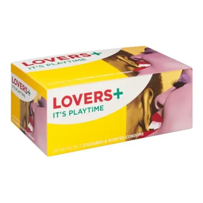 Lovers+ Coloured and Scented 3's Box of 24 - Image 1