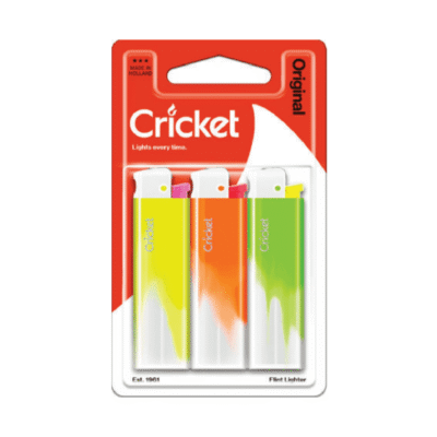 Cricket Lighters - Esse/Fusion Blister 1x3 - Image 1