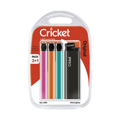 Cricket Lighters - Fusion Blister 1x4 - Image 1