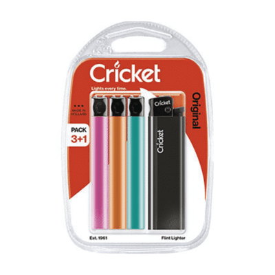 Cricket Lighters - Esse/Fusion Blister 1x4 - Image 1