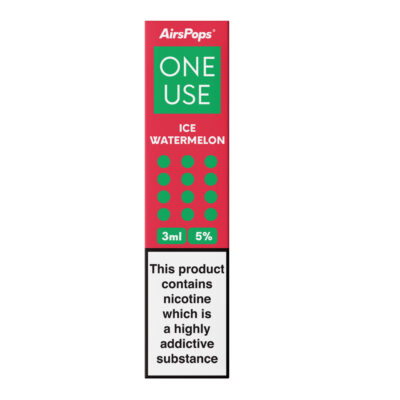 Airspops One Use 3Ml 3.6% N/Salt Ice Watermelon 10 - Image 1