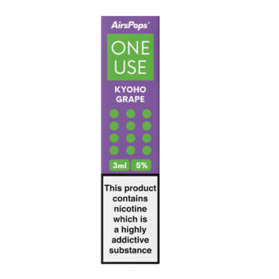 Airspops One Use 3Ml 3.6% N/Salt Kyoho Grape 10 - Image 1