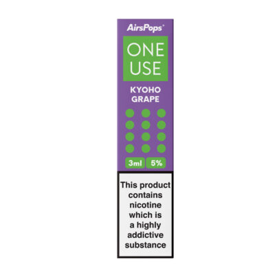 Airspops One Use 3Ml 5% N/Salt Kyoho Grape 10 - Image 1