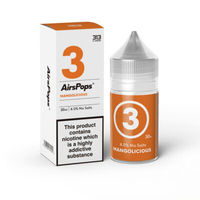 Airspops One Use Xv 15Ml 4% N/Salt 3 Mangolicious 30Ml 5 - Image 1