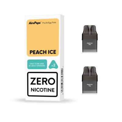 Airspops Pro Prefilled Pods 5% N/Salt Peach Ice 2 X 2Ml - Image 1