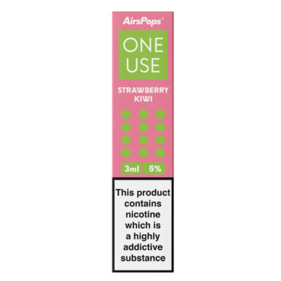 Airspops One Use 3Ml 3.6% N/Salt Strawberry Kiwi 10 - Image 1