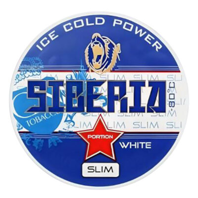Siberia Blue Snus - Slim White 21.5Mg/Pouch 22'S 10 - Image 1