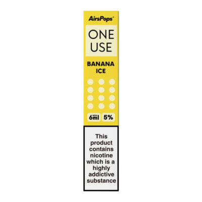 Airspops One Use 6Ml Mesh 5% N/Salt Banana Ice 10 - Image 1