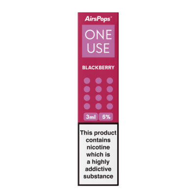 Airspops One Use 3Ml 5% N/Salt Blackberry 10 - Image 1