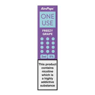 Airspops One Use 3Ml 5% N/Salt Freezy Grape 10 - Image 1