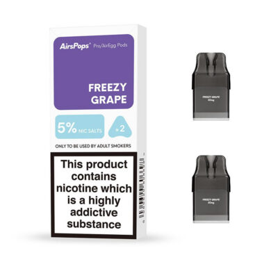 Airspops Pro Prefilled Pods 3.6% N/Salt Freezy Grape 2 X 2Ml - Image 1