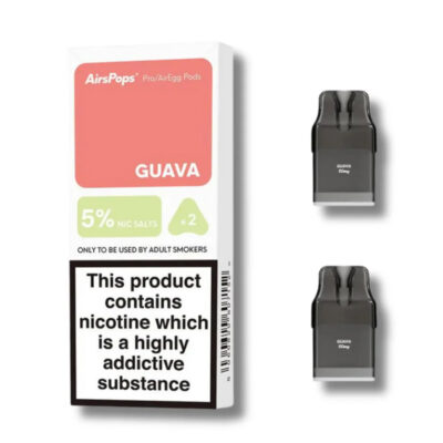 Airspops Pro Prefilled Pods 5% N/Salt Guava 2 X 2Ml - Image 1