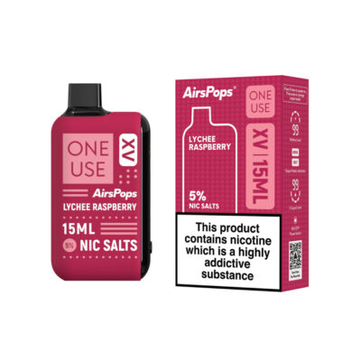 Airspops One Use Xv 15Ml 5% N/Salt Lychee Raspberry 5 - Image 1