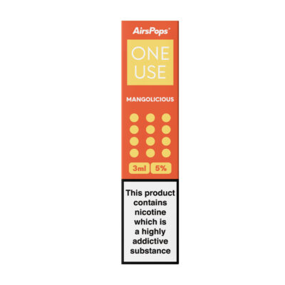 Airspops One Use 3Ml 5% N/Salt Mangolicious 10 - Image 1