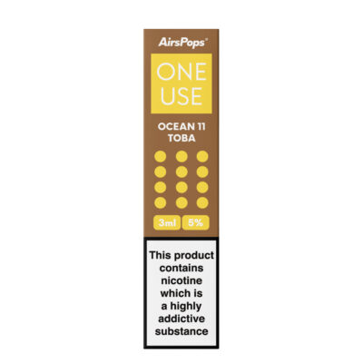 Airspops One Use 3Ml 5% N/Salt Ocean 11 Toba 10 - Image 1