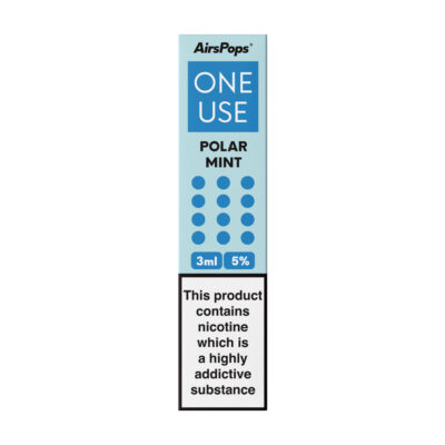 Airspops One Use 3Ml 5% N/Salt Polar Mint 10 - Image 1