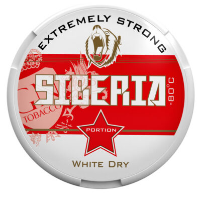 Siberia Red Snus - White Dry 21.5Mg/Pouch 24'S 10 - Image 1