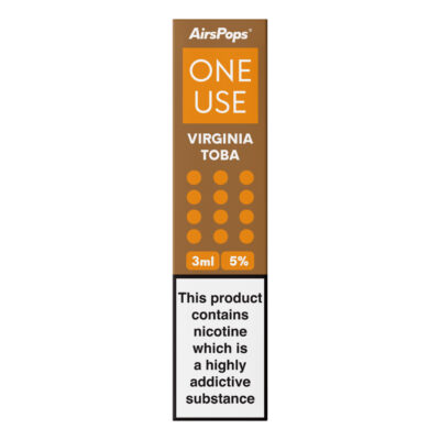 Airspops One Use 3Ml 5% N/Salt Virginia 10 - Image 1