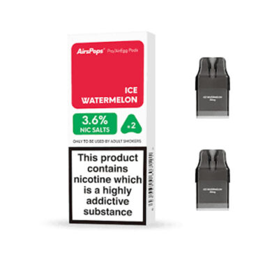 Airspops Pro Prefilled Pods 5% N/Salt Ice Watermelon 2 X 2Ml - Image 1