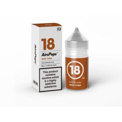 Airspops One Use Xv 15Ml 4% N/Salt 18 West Toba 30Ml 5 - Image 1