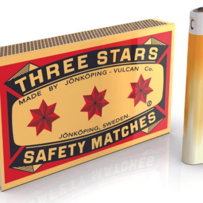 3 Star Matches 7Cm HH100 (Box Of 100) 232919 Middle Size Box - Image 1