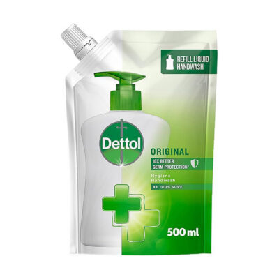 Dettol Skincare Hygiene Hand Wash Pouch For Men & Wome... 3 x 500 ml - Image 1