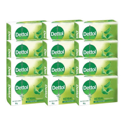 Dettol Soap Herbal 12 x 175g - Image 1