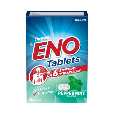 Eno Heartburn & Antacid Tablets Peppermint Tablet 26g of 24 pkts - Image 1