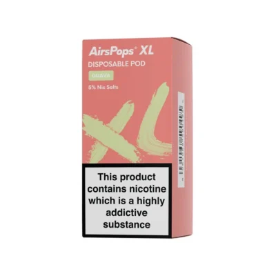 Airspops Xl Disposable Pod 5% N/Salt Guava 10Ml - Image 1