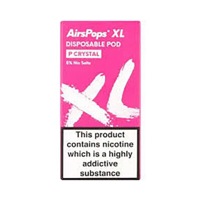 Airspops Xl Disposable Pod 5% N/Salt P Crystal 10Ml - Image 1