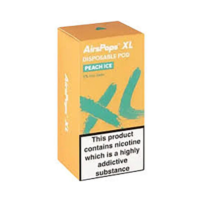 Airspops Xl Disposable Pod 5% N/Salt Peach Ice 10Ml - Image 1
