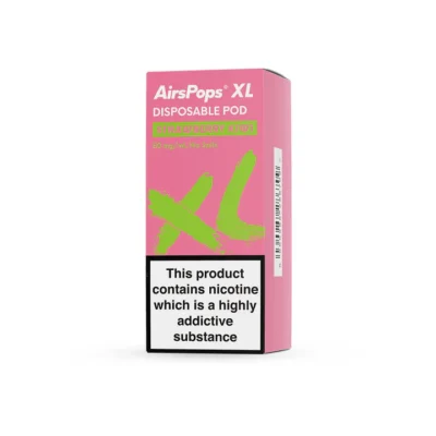 Airspops Xl Disposable Pod 5% N/Salt Strawberry Kiwi 10Ml - Image 1
