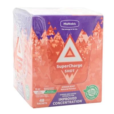 Mcnabs Supercharge Liquid Energy Ginger 48'S - Sachets - Image 1