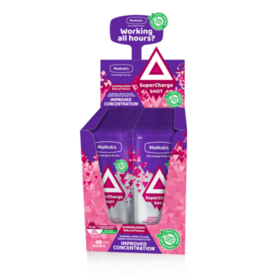 Mcnabs Supercharge Liquid Energy Guarana Berry 48'S - Sachets - Image 1